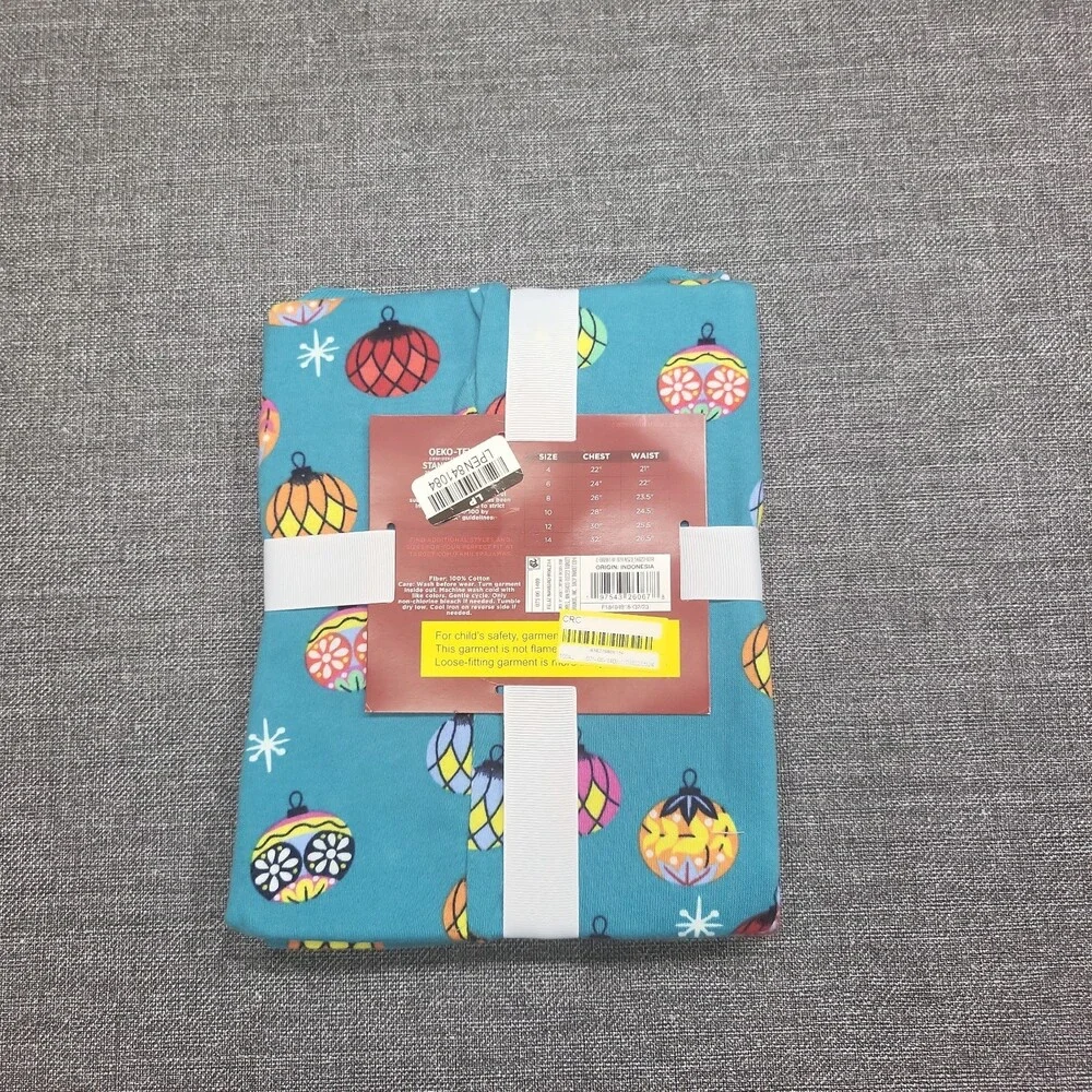 Wondershop 2 Piece Kids Boys Girls Matching Family Pajama Set Size 4